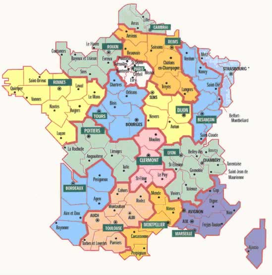 Carte Des Provinces De France  My blog